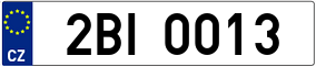 Truck License Plate